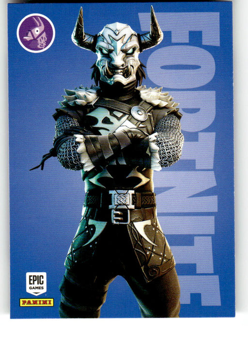 Master Minotaur 2021 Panini Fortnite Series 3 Front of Card