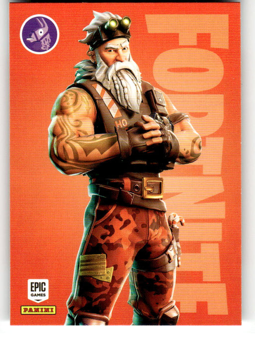 Sgt. Winter 2021 Panini Fortnite Series 3 Front of Card