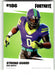 Strong Guard 2021 Panini Fortnite Series 3 Back of Card