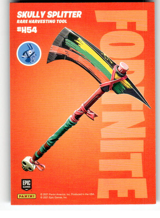 Ski Boot 2021 Panini Fortnite Series 3 Back of Card