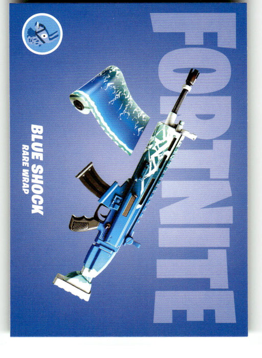 Blue Shock 2021 Panini Fortnite Series 3 Front of Card