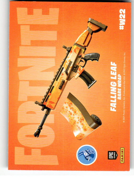 Dynamic Fire 2021 Panini Fortnite Series 3 Back of Card