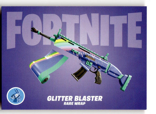 Glitter Blaster 2021 Panini Fortnite Series 3 Front of Card