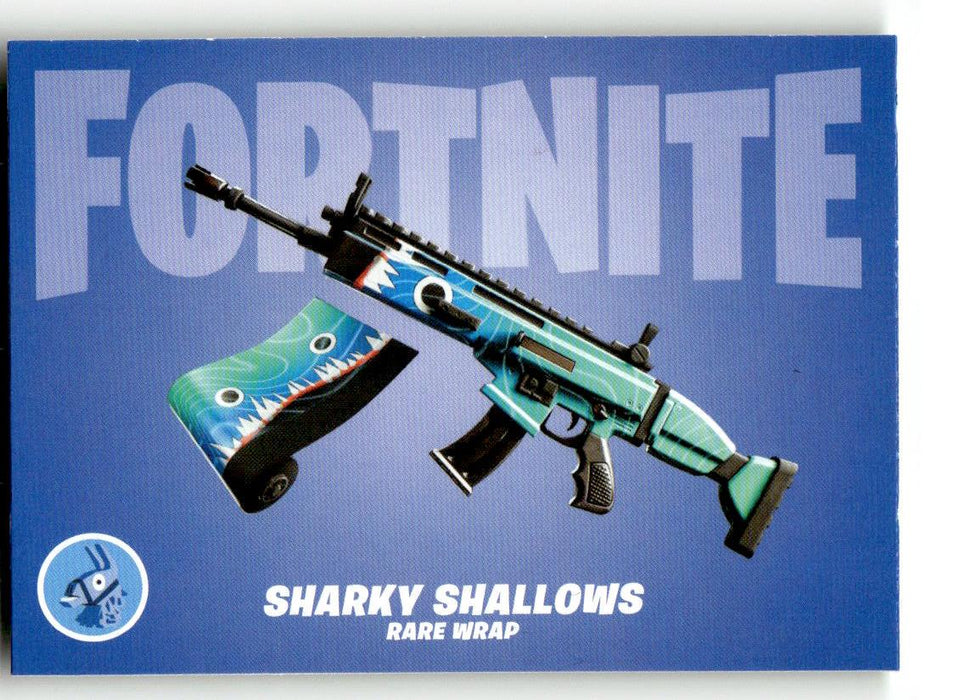 Sharky Shallows 2021 Panini Fortnite Series 3 Front of Card