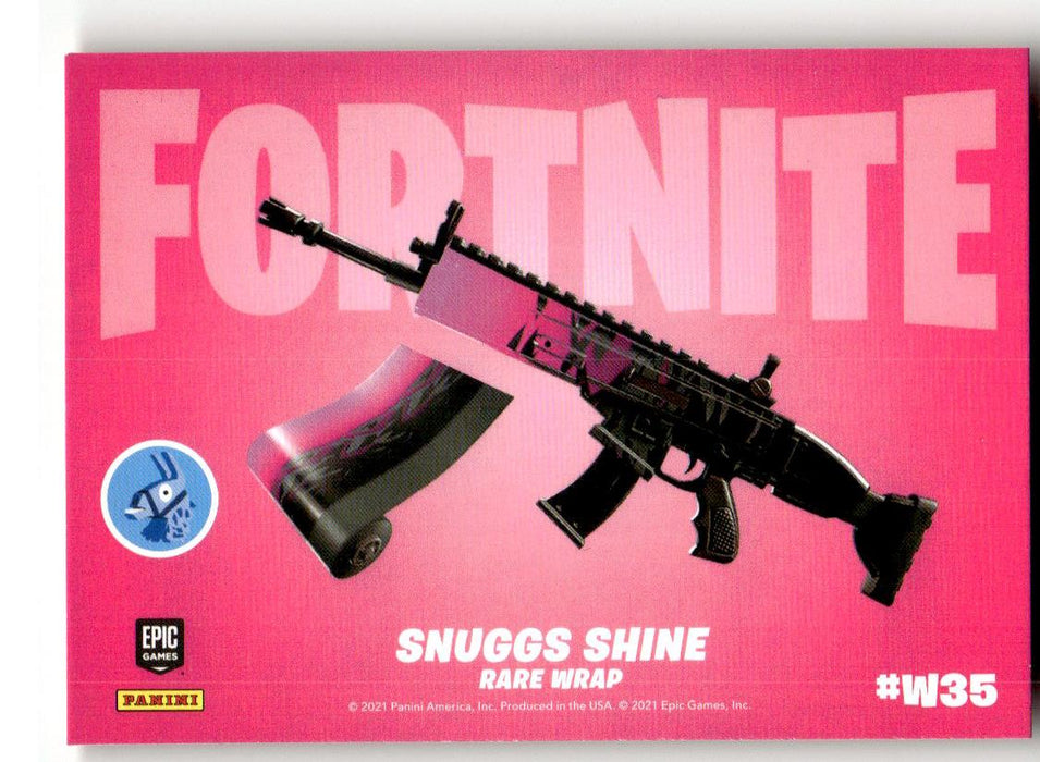 Sionica 2021 Panini Fortnite Series 3 Back of Card