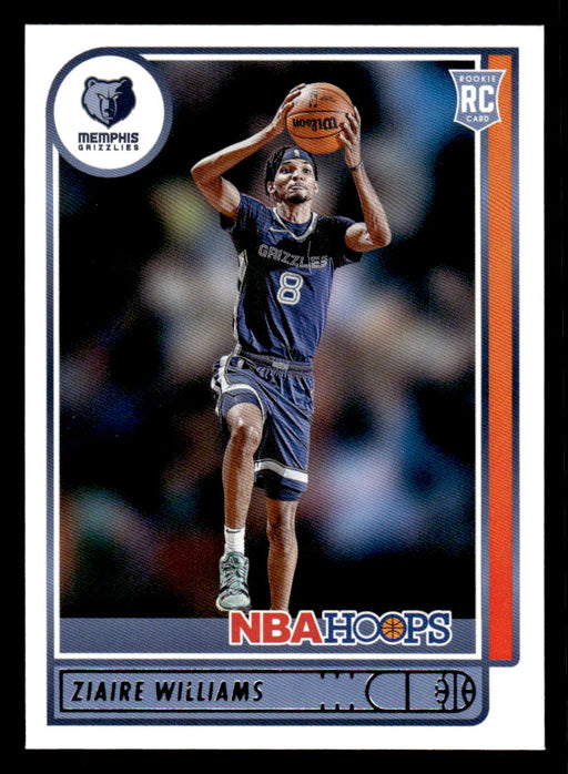 Ziaire Williams 2021 Panini NBA Hoops Base Front of Card