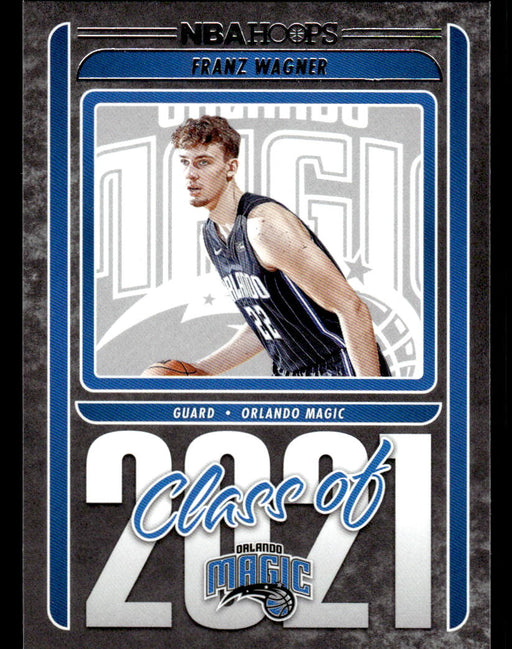 Franz Wagner 2021 Panini NBA Hoops Class of 2021 Front of Card