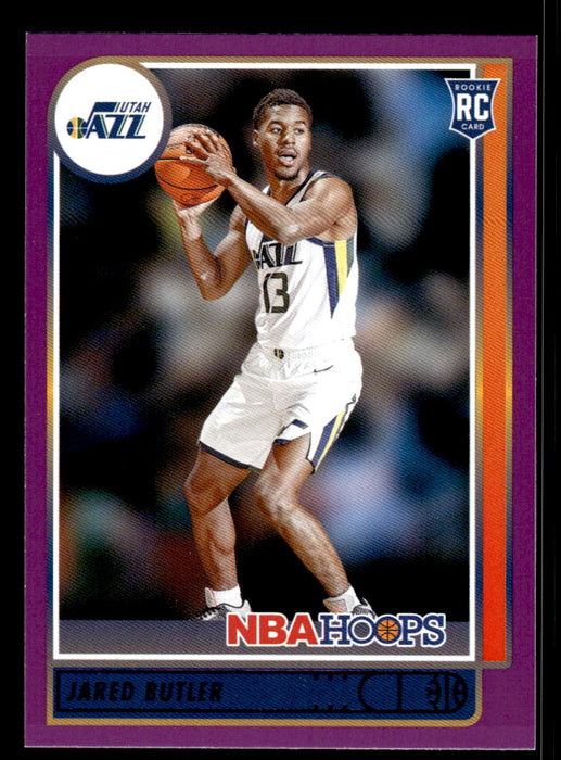 Jared Butler 2021 Panini NBA Hoops Purple Front of Card