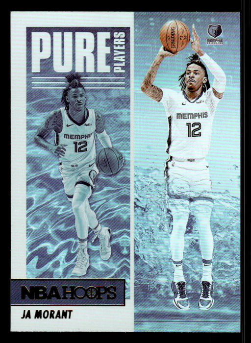 Ja Morant 2021 Panini NBA Hoops Holo Pure Players Front of Card