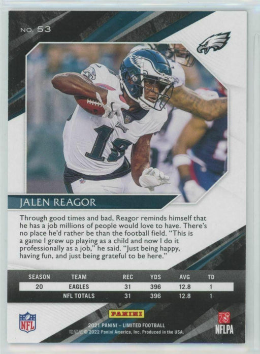 2021 Panini Limited Football #53 Jalen Reagor Philadelphia Eagles - Collectible Craze America