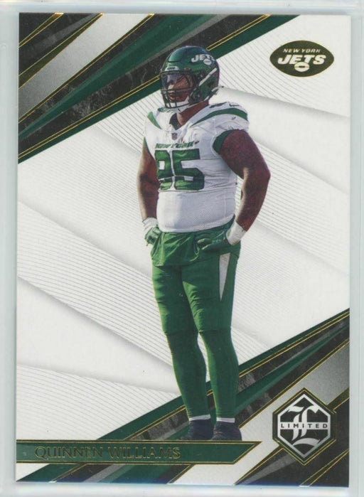 2021 Panini Limited Football #91 Quinnen Williams New York Jets - Collectible Craze America