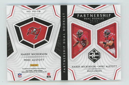 2021 Panini Limited Football #PD-TD Mike Alstott/Hardy Nickerson RC Tampa Bay - Collectible Craze America