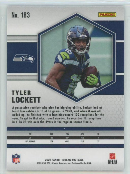 2021 Panini Mosaic #183 Tyler Lockett Seattle Seahawks - Collectible Craze America