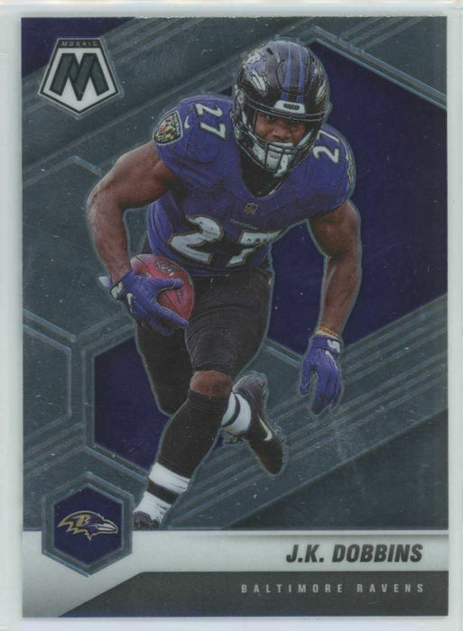 2021 Panini Mosaic #20 J.K. Dobbins Baltimore Ravens - Collectible Craze America