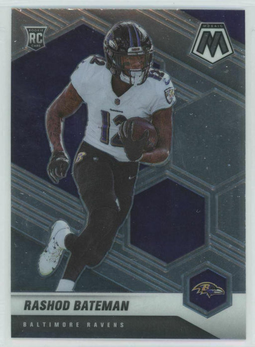 2021 Panini Mosaic #310 Rashod Bateman RC Baltimore Ravens - Collectible Craze America