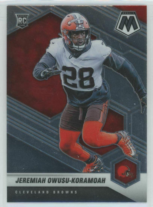 2021 Panini Mosaic #365 Jeremiah Owusu-Koramoah RC Cleveland Browns - Collectible Craze America