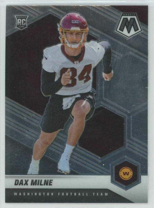 2021 Panini Mosaic #400 Dax Milne RC Washington Football Team - Collectible Craze America