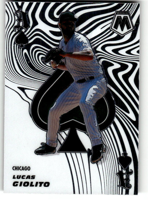 Lucas Giolito 2021 Panini Mosaic Baseball Aces Front of Card