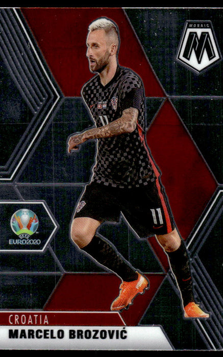 Marcelo Brozovic 2021 Panini Mosaic UEFA Euro Soccer Base Front of Card