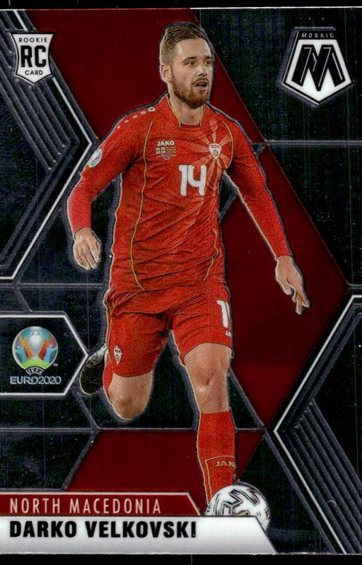 Darko Velkovski 2021 Panini Mosaic UEFA Euro Soccer Base Front of Card