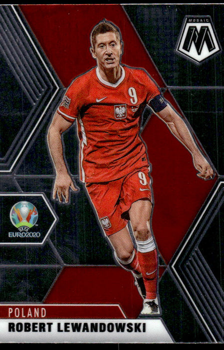 Robert Lewandowski 2021 Panini Mosaic UEFA Euro Soccer Base Front of Card