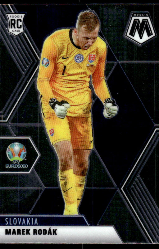 Marek Rodak 2021 Panini Mosaic UEFA Euro Soccer Base Front of Card