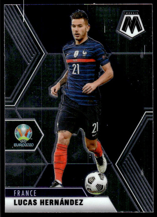 Lucas Hernandez 2021 Panini Mosaic UEFA Euro Soccer Base Front of Card