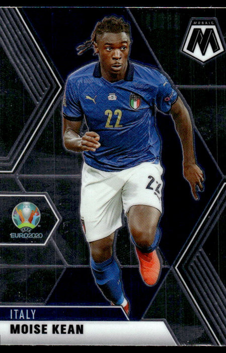 Moise Kean 2021 Panini Mosaic UEFA Euro Soccer Base Front of Card