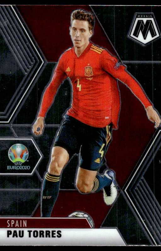 Pau Torres 2021 Panini Mosaic UEFA Euro Soccer Base Front of Card