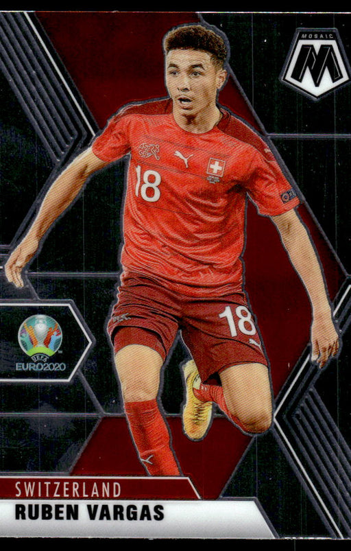 Ruben Vargas 2021 Panini Mosaic UEFA Euro Soccer Base Front of Card