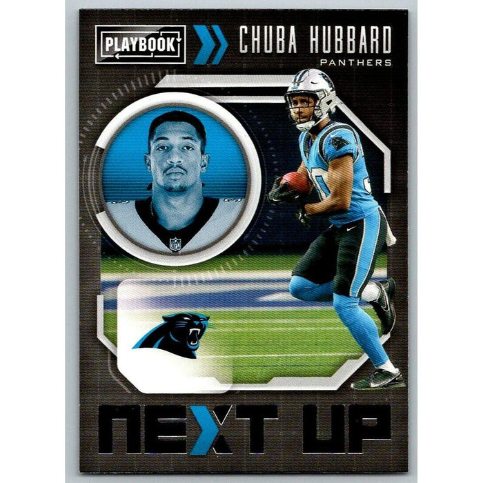 2021 Panini Playbook #NXT-CHU Chuba Hubbard Carolina Panthers Next Up Insert - Collectible Craze America