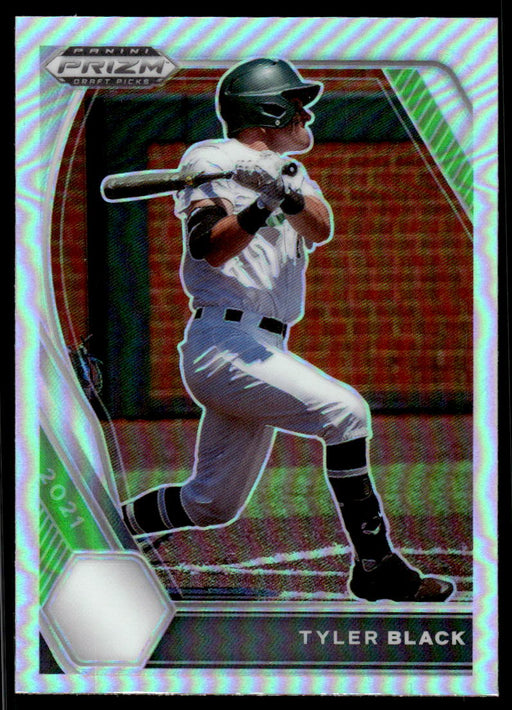 Tyler Black 2021 Panini Prizm Draft Picks Baseball Silver Prizm Front of Card