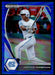 Justice Thompson 2021 Panini Prizm Draft Picks Baseball Blue Front of Card