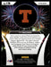 Ty Madden 2021 Panini Prizm Draft Picks Baseball Fireworks Silver Back of Card