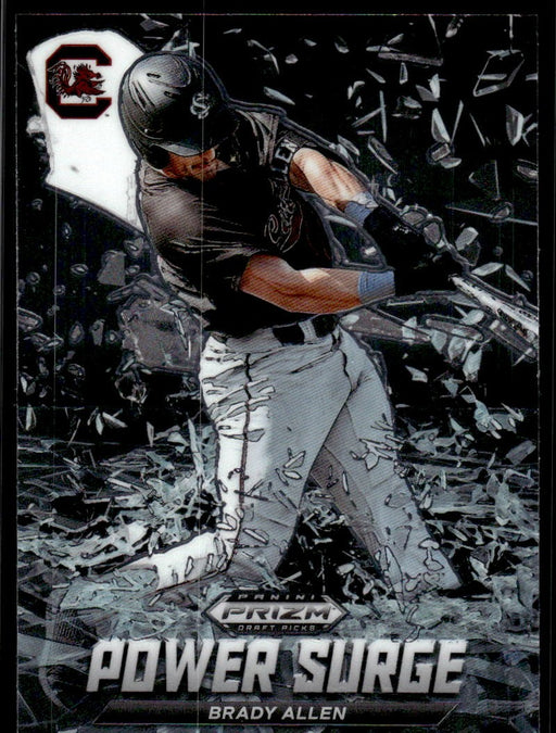 Brady Allen 2021 Panini Prizm Draft Picks Baseball Power Surge Front of Card