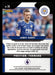 Jamie Vardy 2021-22 Panini Prizm Premier League Base Back of Card