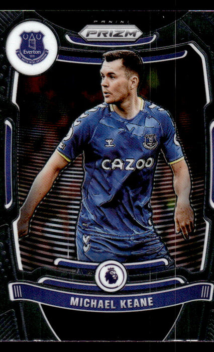 Michael Keane 2021-22 Panini Prizm Premier League Base Front of Card