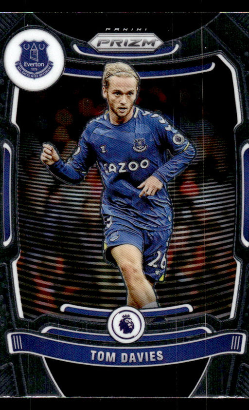 Tom Davies 2021-22 Panini Prizm Premier League Base Front of Card