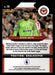 David Raya 2021-22 Panini Prizm Premier League Base Back of Card