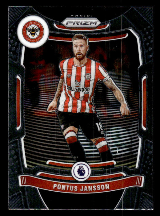 Pontus Jansson 2021-22 Panini Prizm Premier League Base Front of Card