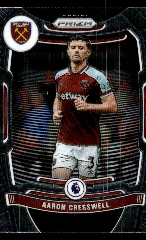 Aaron Cresswell 2021-22 Panini Prizm Premier League Base Front of Card