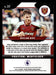 Declan Rice 2021-22 Panini Prizm Premier League Base Back of Card