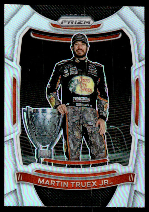 Martin Truex Jr. 2021 Panini Prizm Silver Prizm Variaton Front of Card