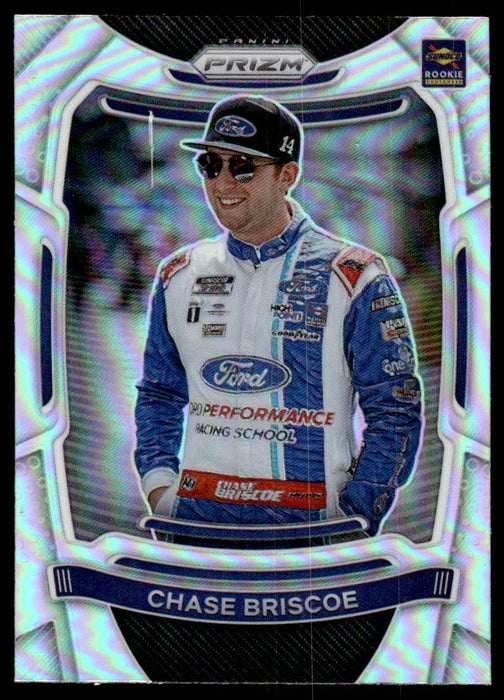 Chase Briscoe 2021 Panini Prizm Silver Prizm Front of Card