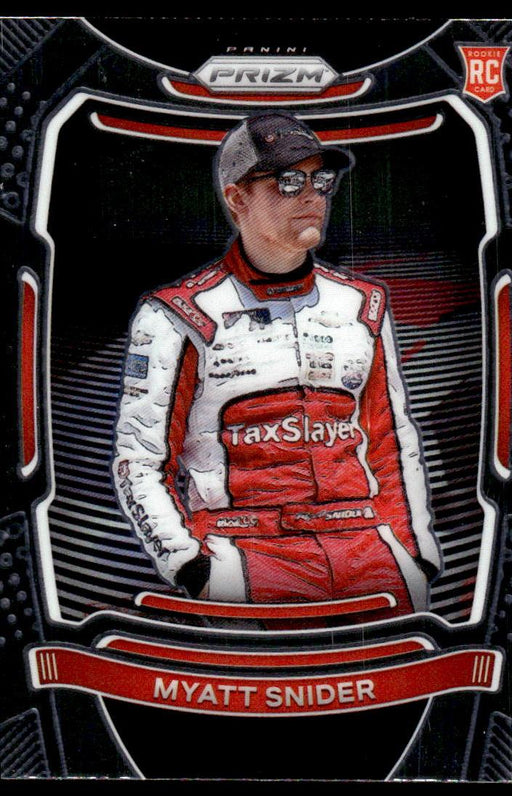 Myatt Snider 2021 Panini Prizm Racing Base Front of Card