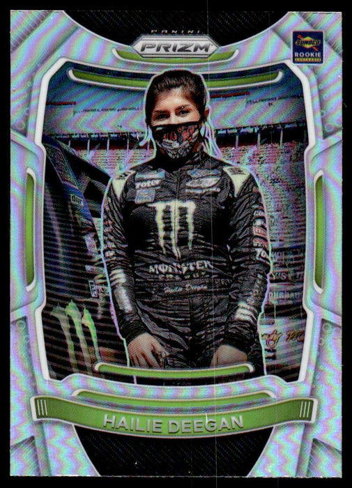 Hailie Deegan 2021 Panini Prizm Silver Prizm Front of Card