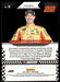 Joey Logano 2021 Panini Prizm Silver Prizm Variaton Back of Card