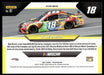 Kyle Busch 2021 Panini Prizm Silver Prizm Wheels Back of Card