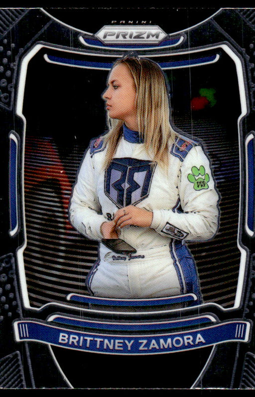 Brittney Zamora 2021 Panini Prizm Racing Base Front of Card