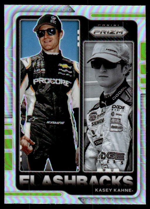 Kasey Kahne 2021 Panini Prizm Silver Prizm Flashbacks Front of Card